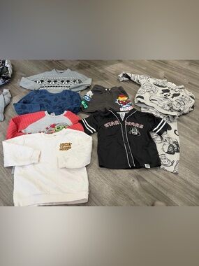 4T–5T Toddler Zara + Disney Store Clothing Bundle (8 Pieces